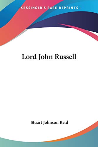جلد کتاب Lord John Russell