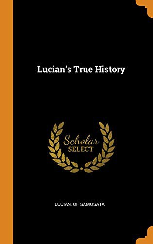 جلد کتاب Lucian's True History