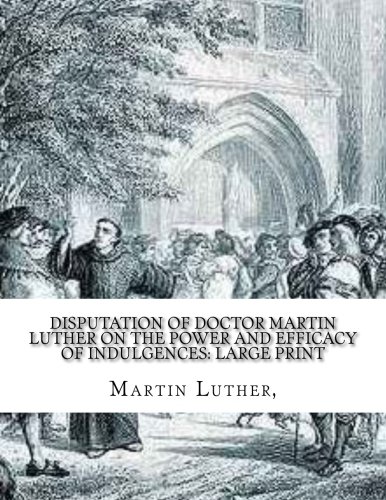 جلد کتاب Disputation on the Power and Efficacy of Indulgences