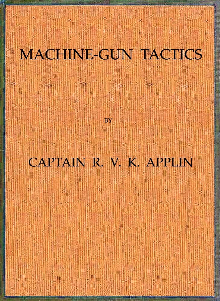 جلد کتاب Machine-Gun Tactics