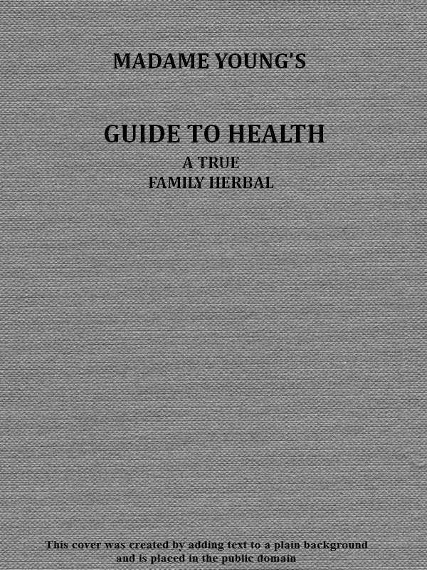 جلد کتاب Madame Young's Guide to Health