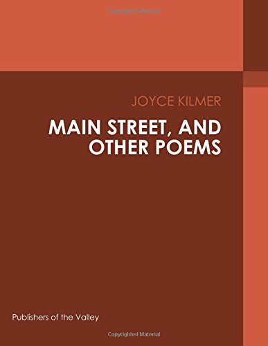 جلد کتاب Main Street, and Other Poems