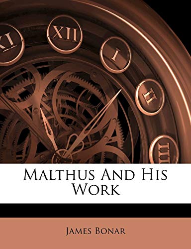 جلد کتاب Malthus and His Work