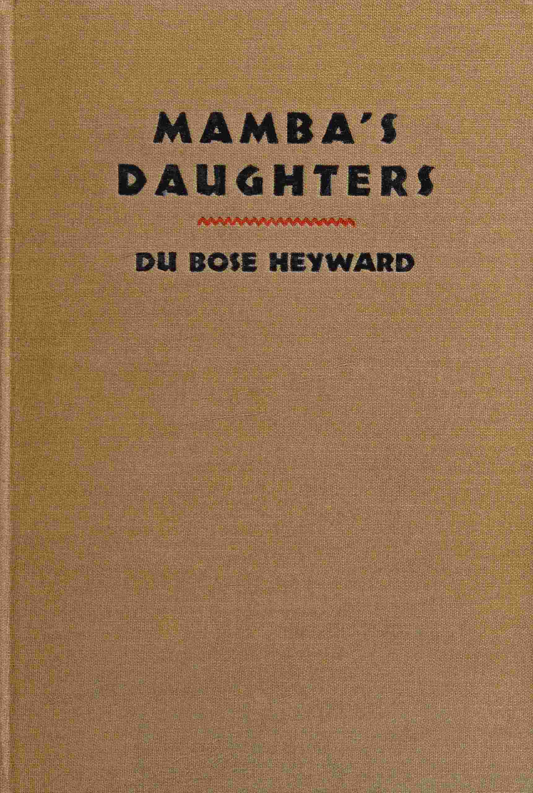 جلد کتاب Mamba's Daughters