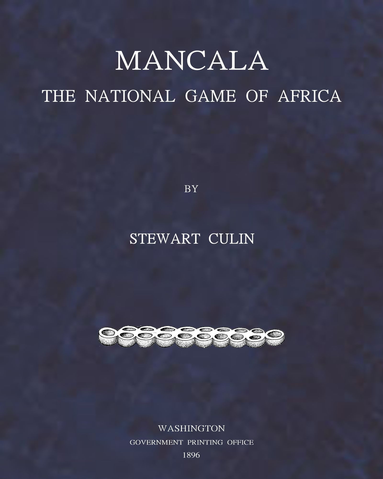 جلد کتاب Mancala, the National Game of Africa