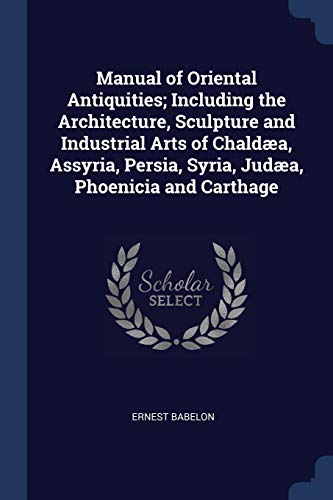 جلد کتاب Manual of Oriental Antiquities