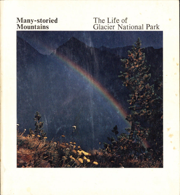 جلد کتاب Many-Storied Mountains: The Life of Glacier National Park