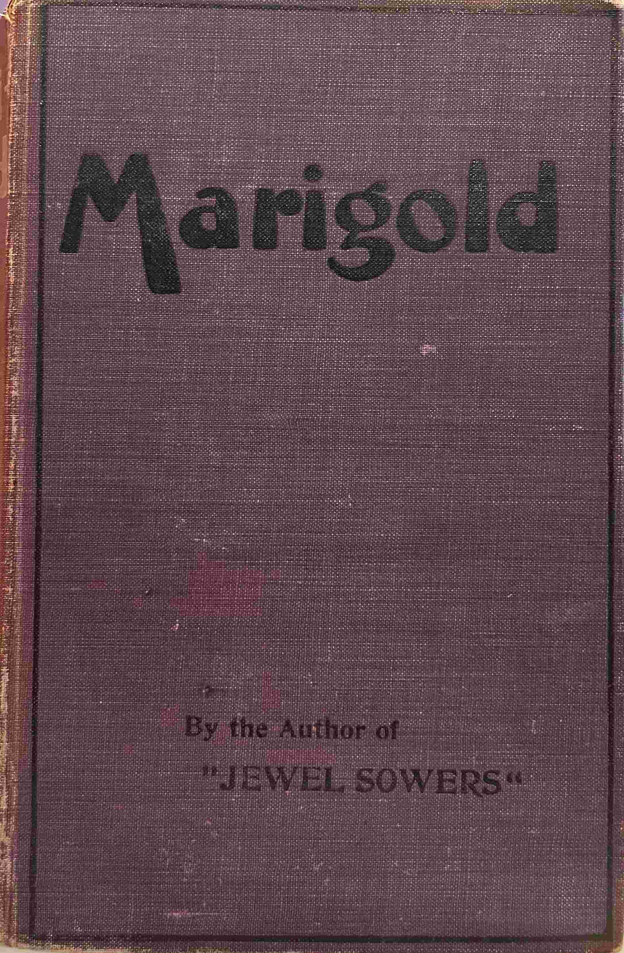 جلد کتاب Marigold