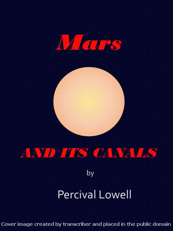 جلد کتاب Mars and Its Canals