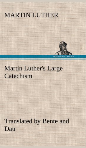 جلد کتاب Martin Luther's Large Catechism