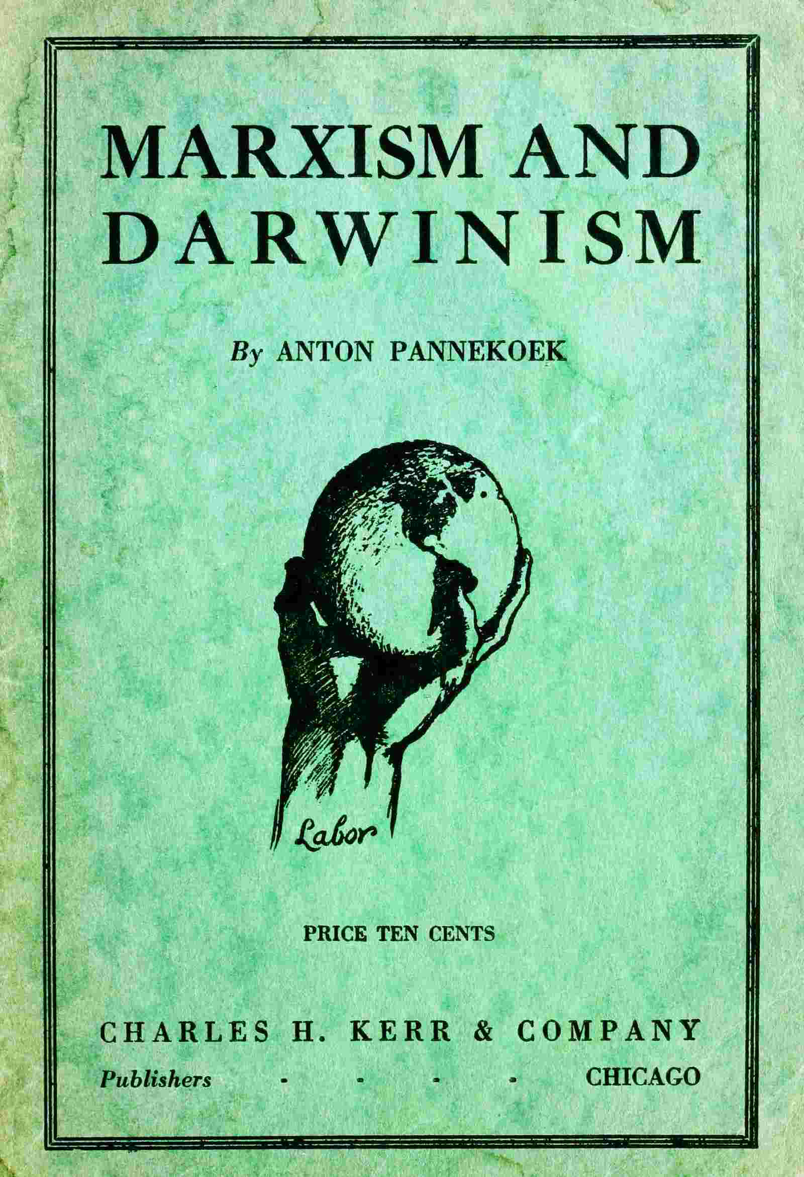 جلد کتاب Marxism and Darwinism