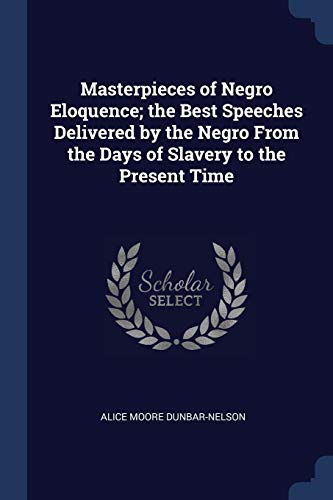 جلد کتاب Masterpieces of Negro Eloquence
