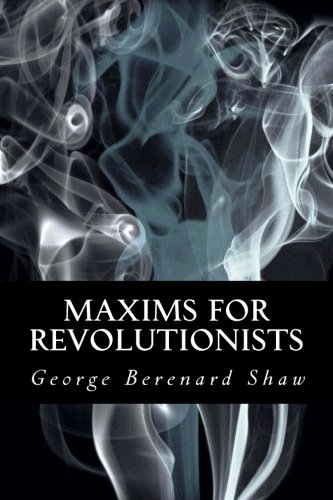 جلد کتاب Maxims for Revolutionists