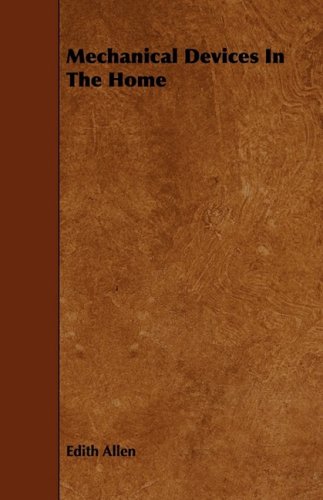 جلد کتاب Mechanical Devices in the Home