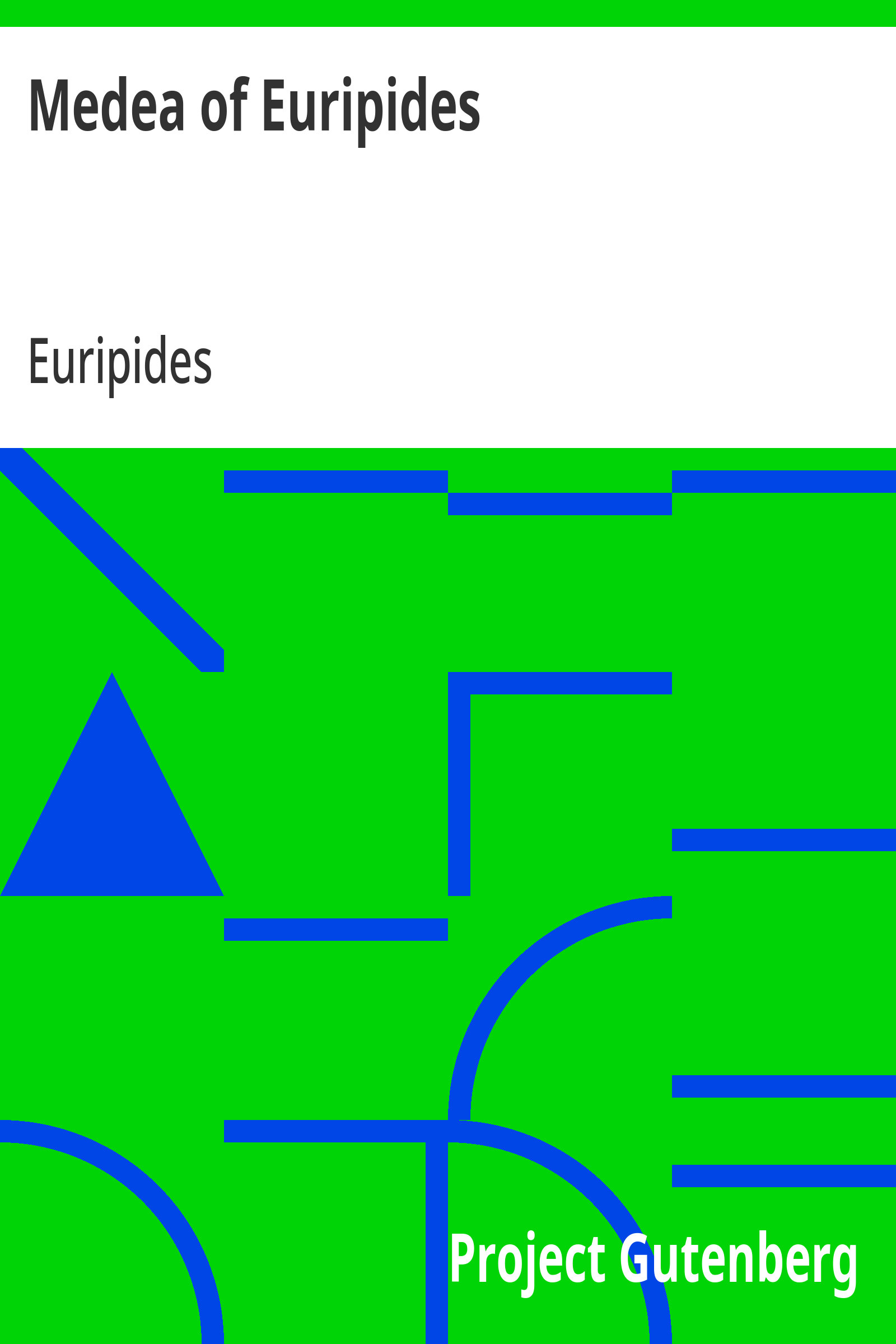 جلد کتاب Medea of Euripides