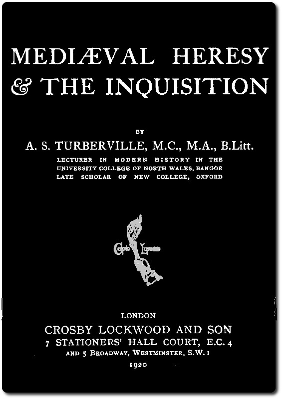 جلد کتاب Mediæval Heresy & the Inquisition