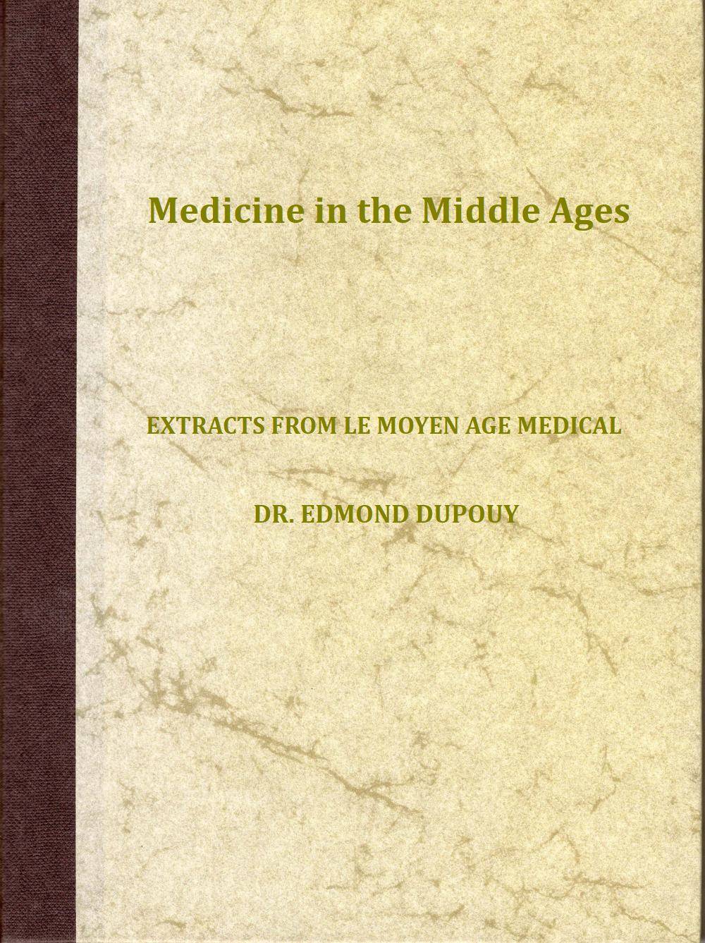 جلد کتاب Medicine in the Middle Ages