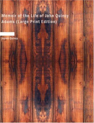 جلد کتاب Memoir of the Life of John Quincy Adams