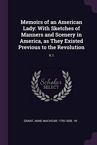 جلد کتاب Memoirs of an American Lady