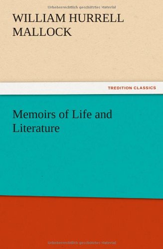 جلد کتاب Memoirs of Life and Literature