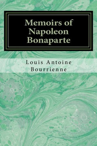 جلد کتاب Memoirs of Napoleon Bonaparte