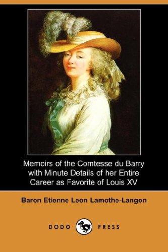 جلد کتاب Memoirs of the Comtesse Du Barry