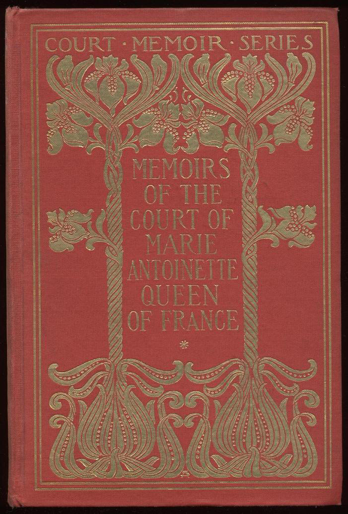 جلد کتاب Memoirs of the Court of Marie Antoinette