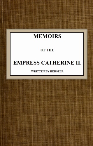 جلد کتاب Memoirs of the Empress Catherine II