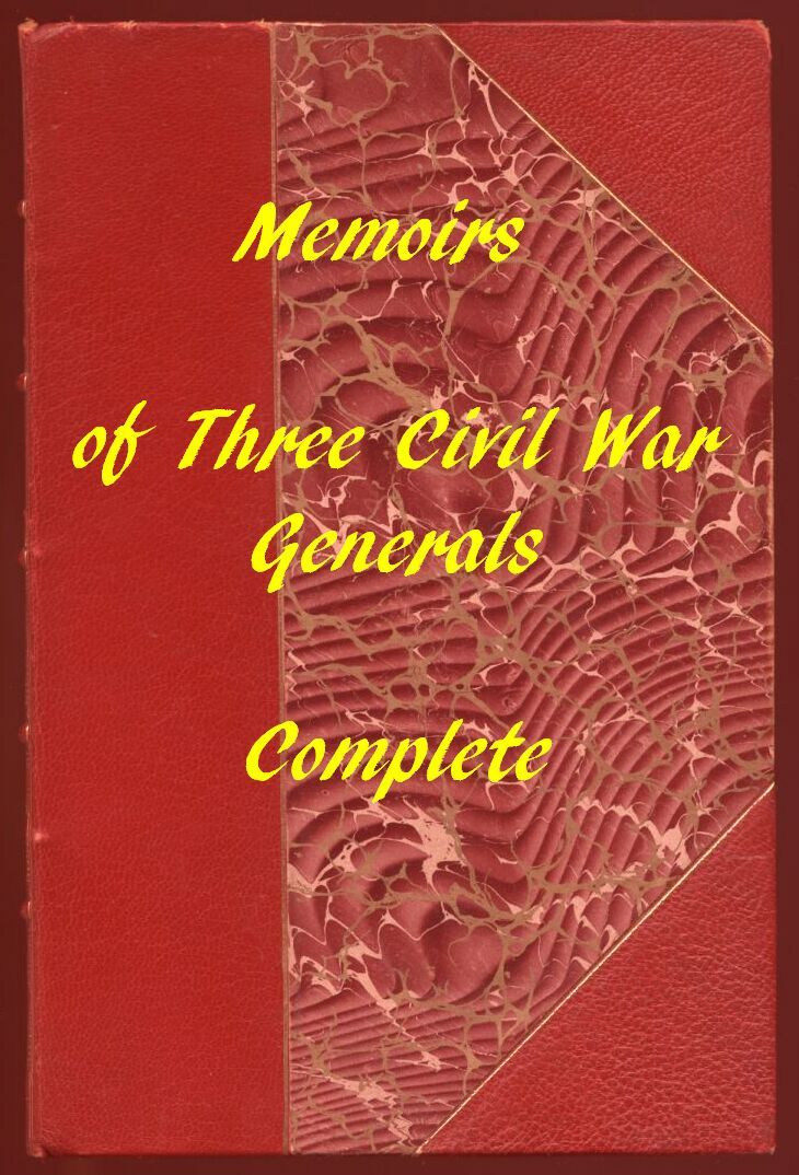 جلد کتاب Memoirs of the Union's Three Great Civil War Generals