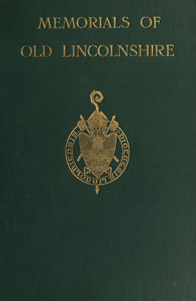 جلد کتاب Memorials of Old Lincolnshire
