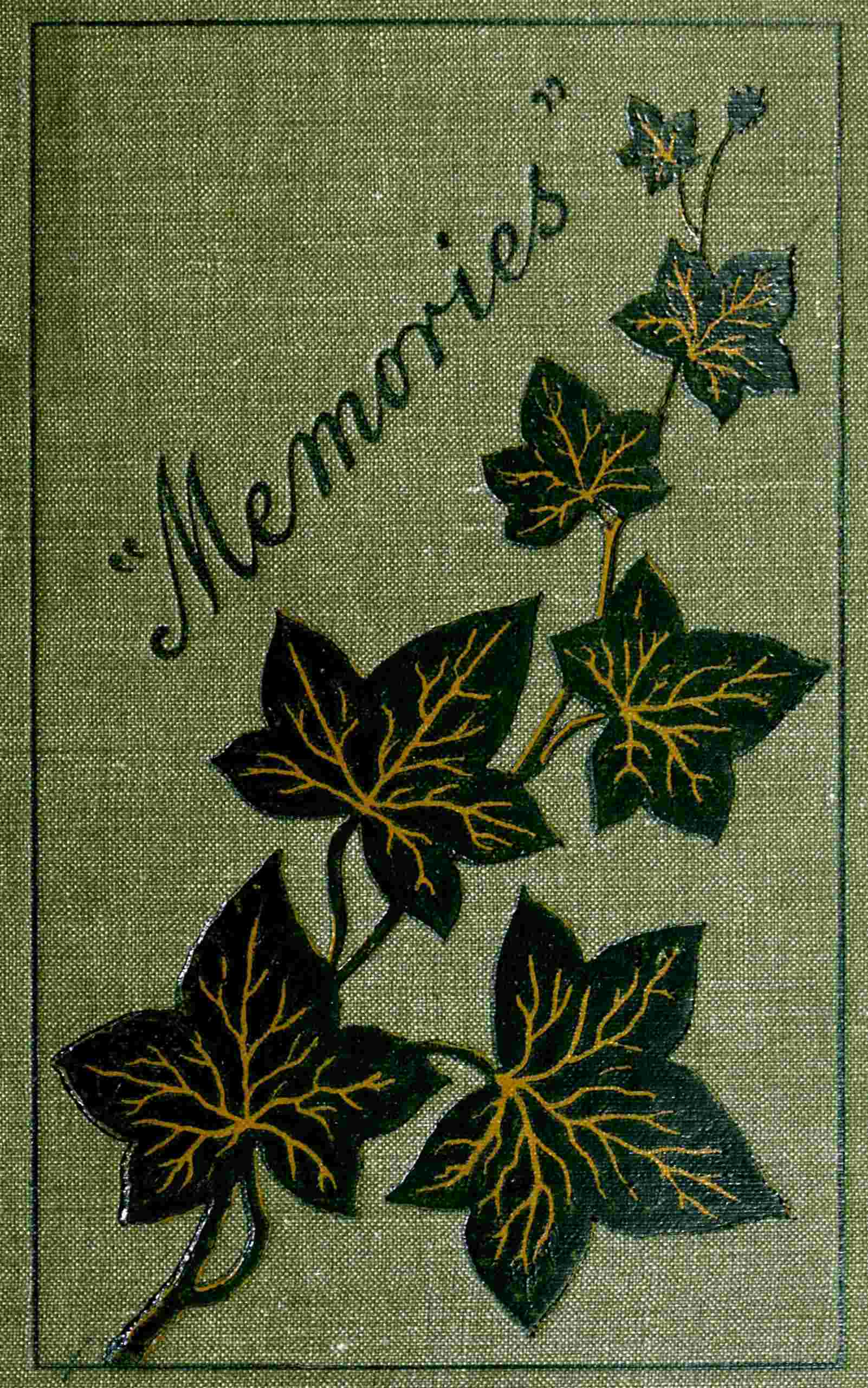 جلد کتاب Memories