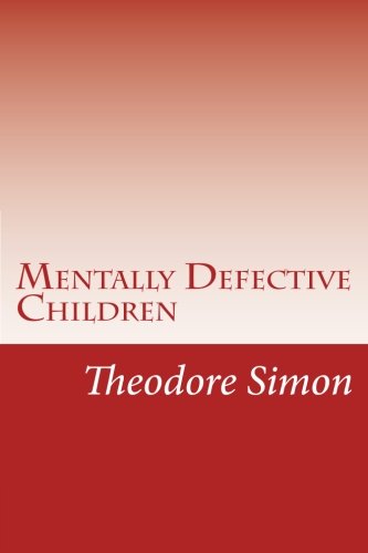 جلد کتاب Mentally Defective Children