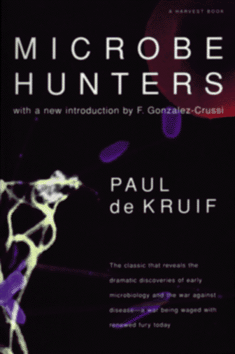 جلد کتاب Microbe Hunters