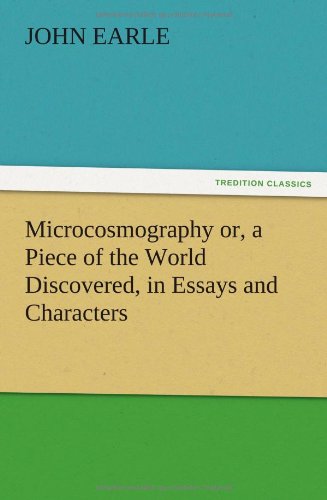 جلد کتاب Microcosmography