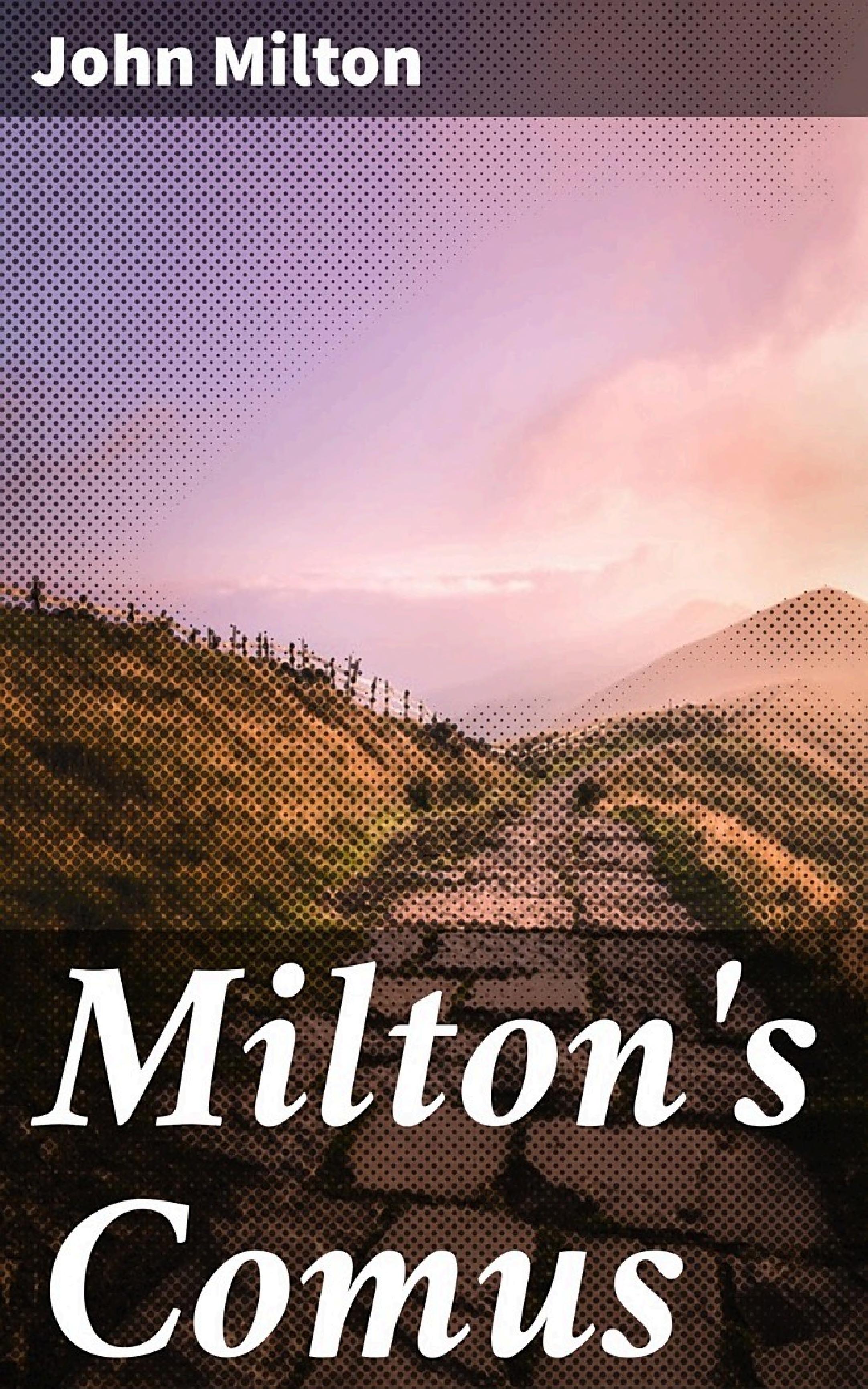 جلد کتاب Milton's Comus