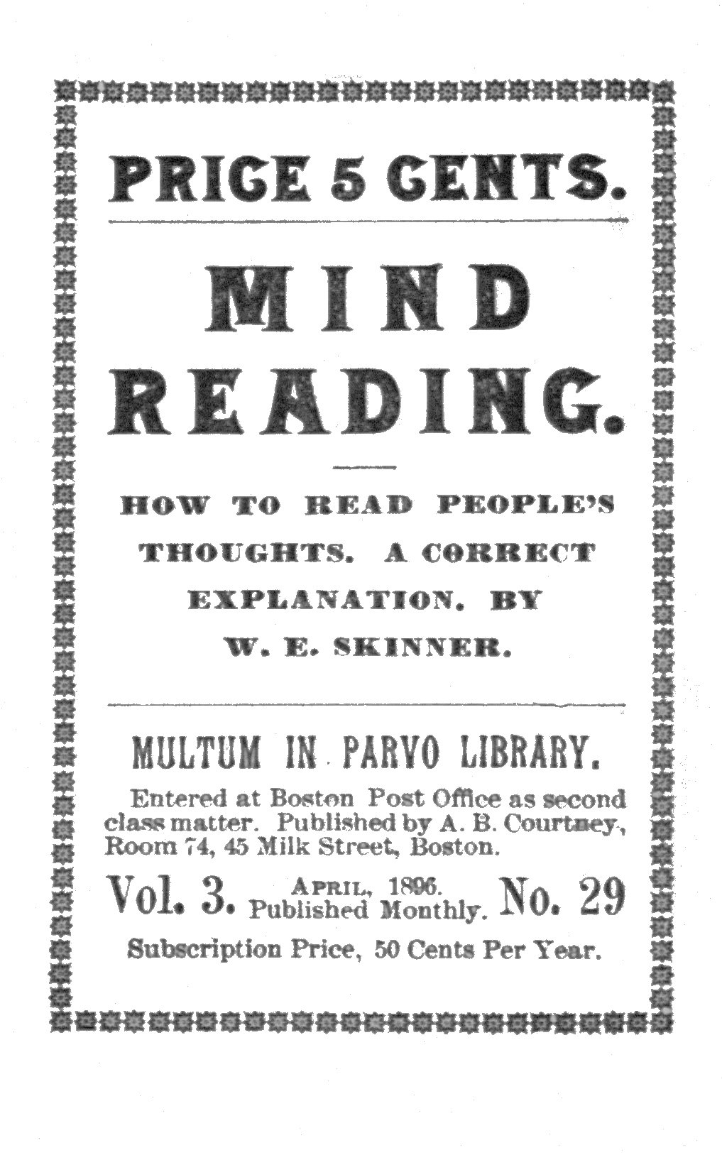 جلد کتاب Mind Reading: How to Read People's Thoughts