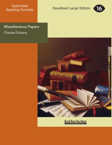 جلد کتاب Miscellaneous Papers