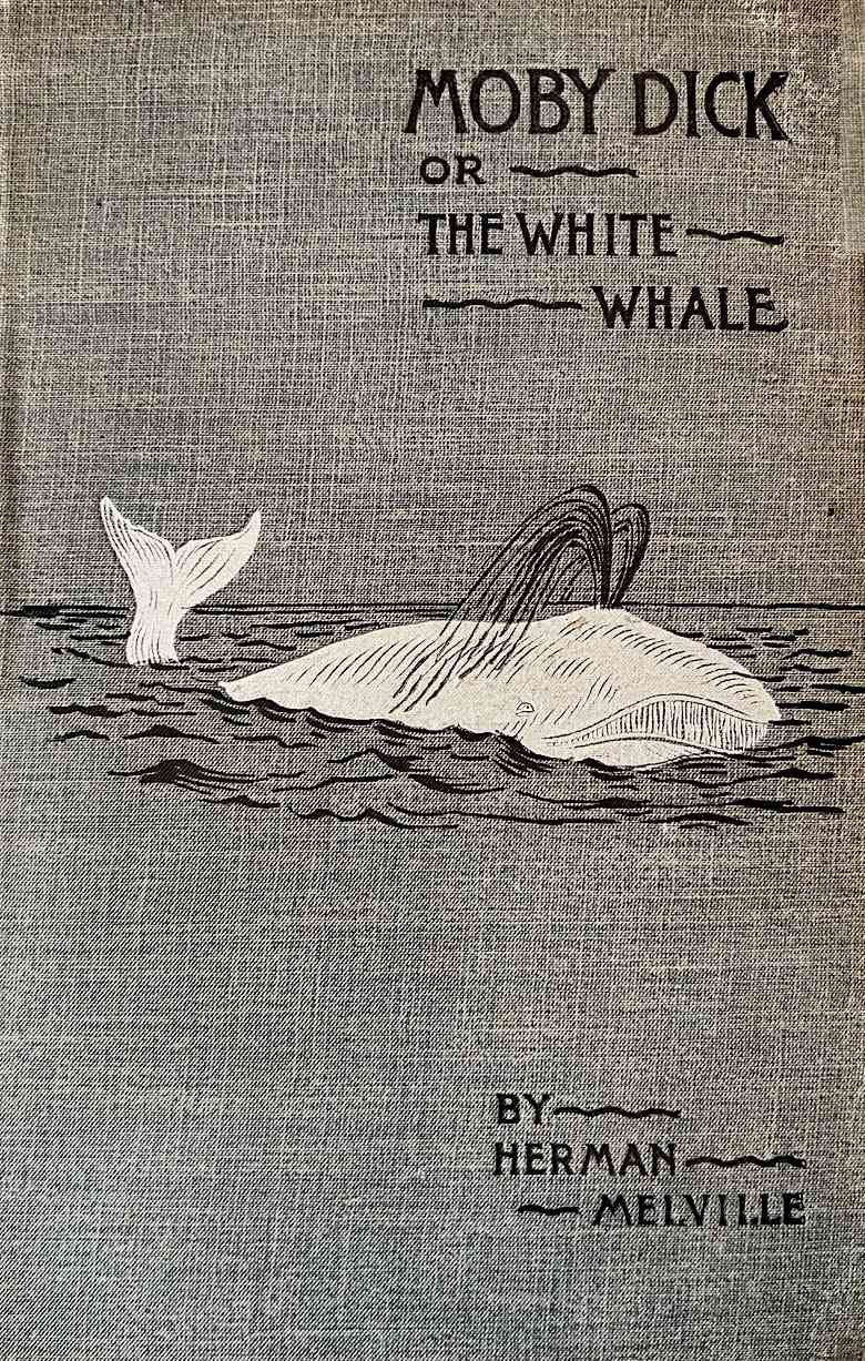 جلد کتاب Moby Dick; or, The Whale