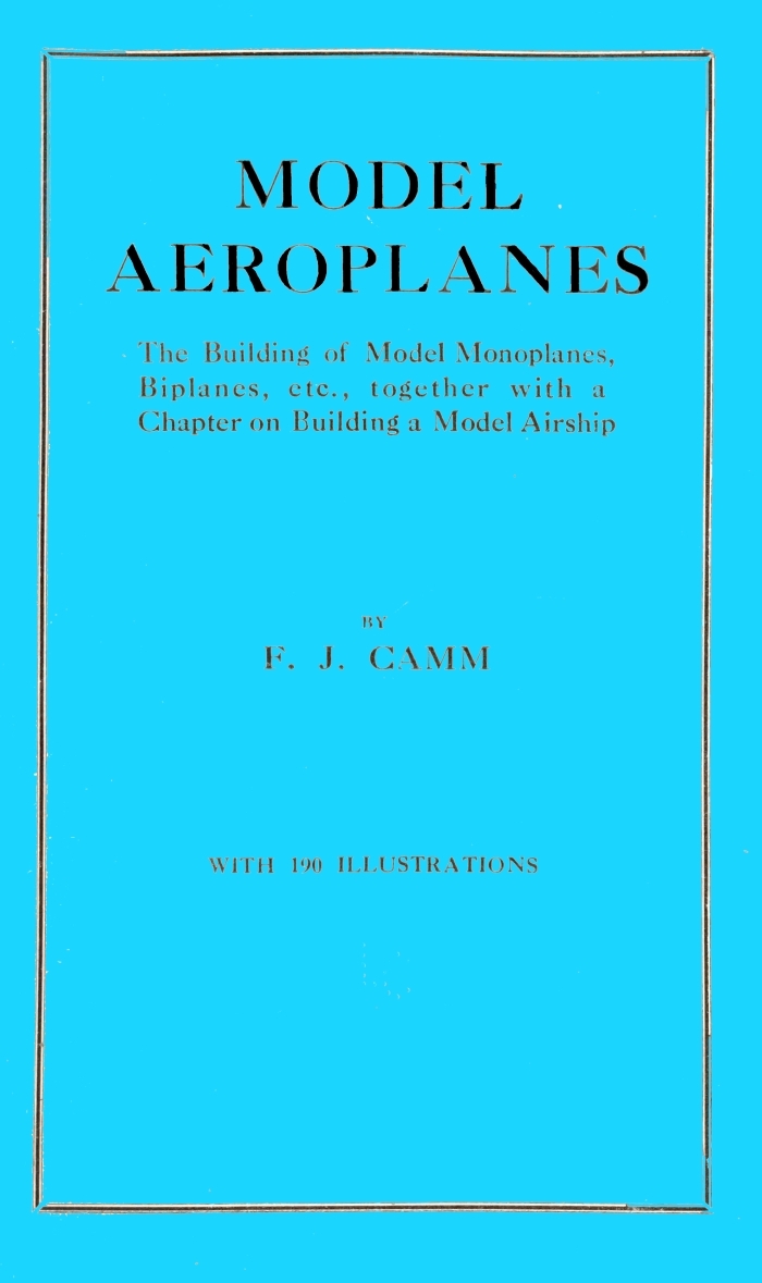 جلد کتاب Model Aeroplanes