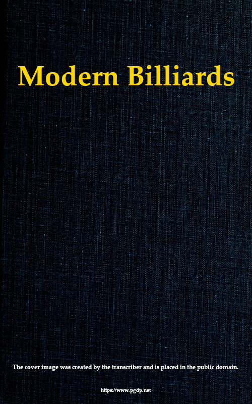جلد کتاب Modern Billiards