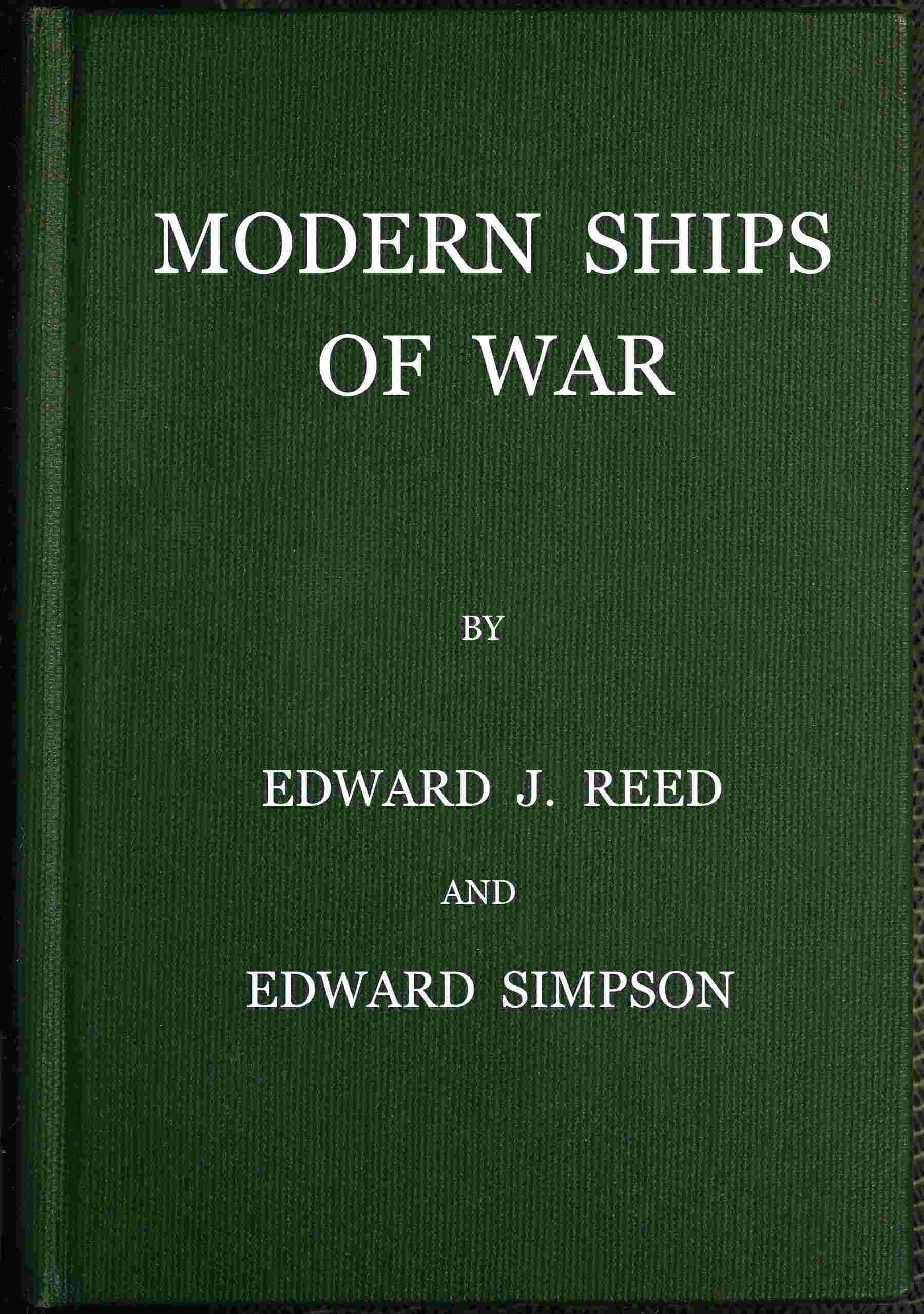 جلد کتاب Modern Ships of War