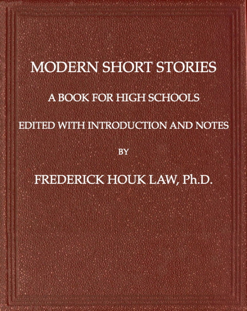 جلد کتاب Modern Short Stories: A Book for High Schools
