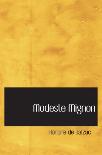 جلد کتاب Modeste Mignon