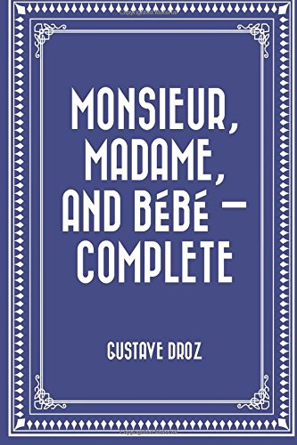 جلد کتاب Monsieur, Madame, and Bébé