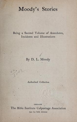 جلد کتاب Moody's Stories