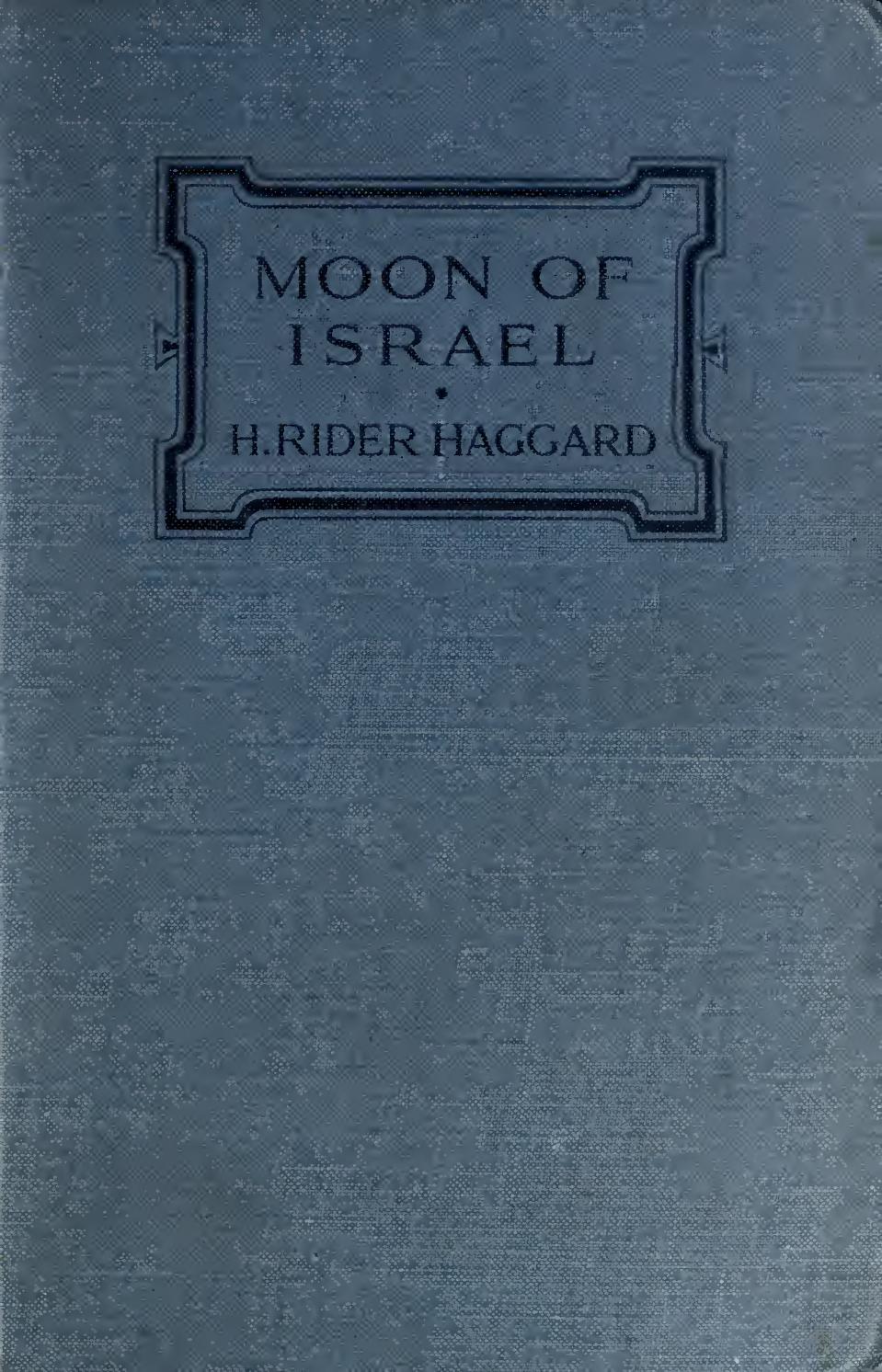 جلد کتاب Moon of Israel: A Tale of the Exodus