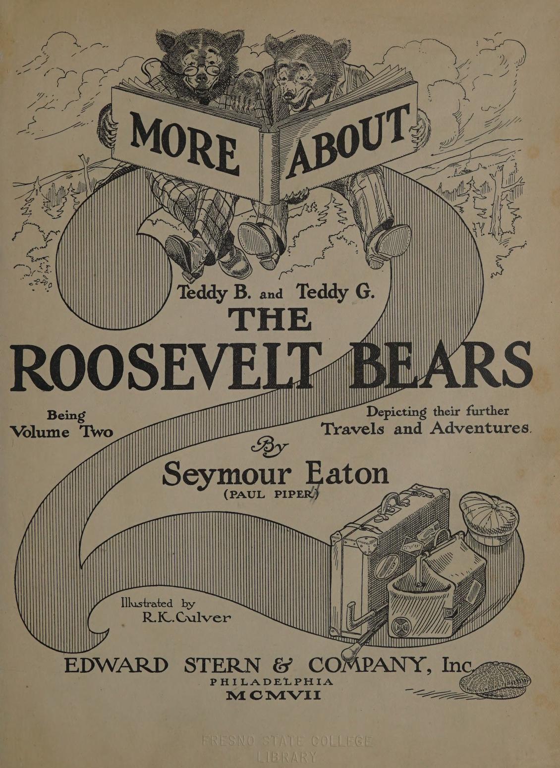 جلد کتاب More About Teddy B. and Teddy G., the Roosevelt Bears