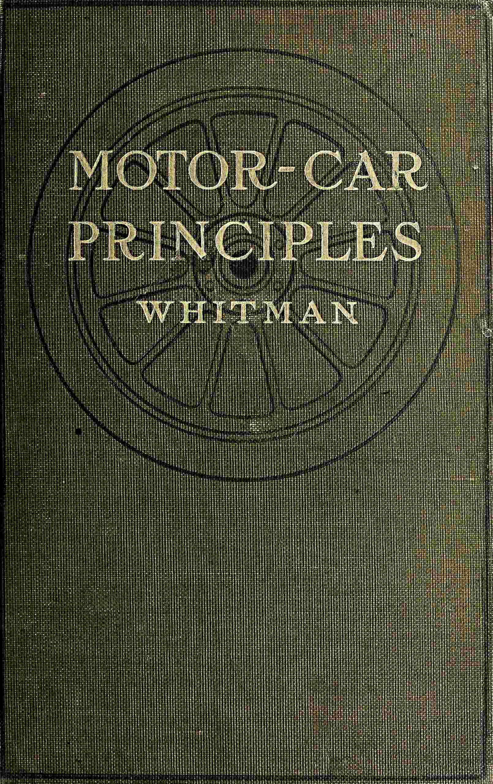 جلد کتاب Motor-Car Principles