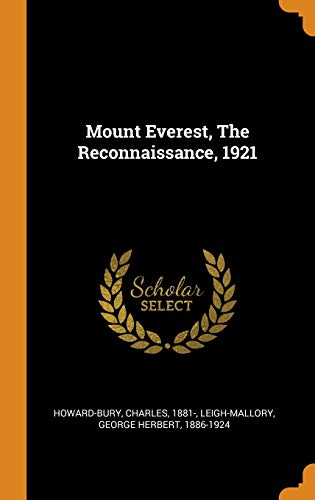 جلد کتاب Mount Everest, the Reconnaissance, 1921