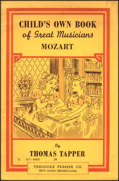 جلد کتاب Mozart: The Story of a Little Boy and His Sister Who Gave Concerts